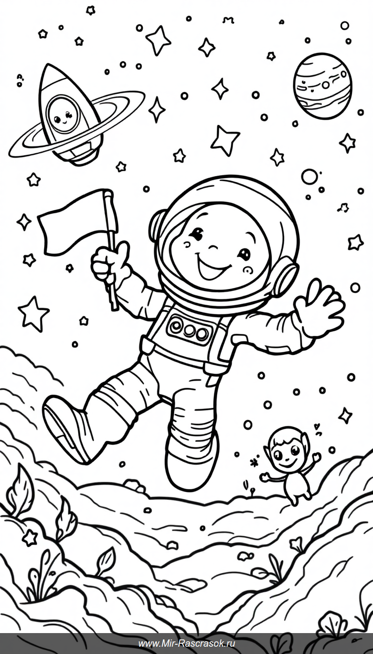 Приключения астронавта в космосе