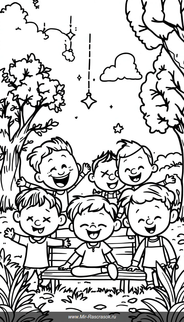 Веселые гримасы для детского творчества