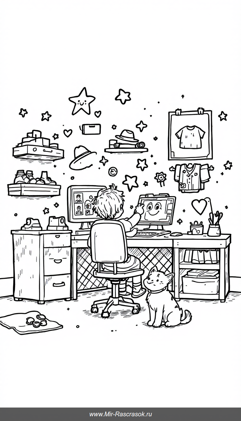 Откройте мир Roblox с весельем и творчеством 🖌️👾 Настройте аватары с яркими аксессуарами и одеждой, создавайте уникальные образы вместе с друзьями 🧢👕 Добавьте питомца для игр и веселья 🐶💫 Идеальное занятие для маленьких креативщиков!