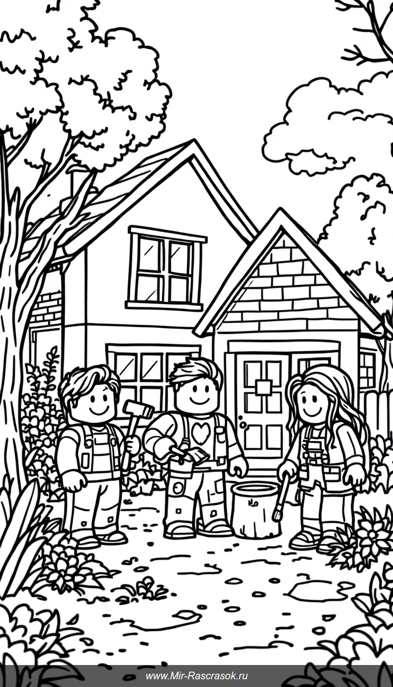 Погрузитесь в увлекательный мир Roblox Bloxburg и научитесь строить дома мечты 🏡✨ Простая и веселая игра помогает развивать креативность и пробуждает интерес к архитектуре 🎨🔨 Идеально подходит для детей, которые любят создавать и творить вместе с семьей и друзьями 😊🌳