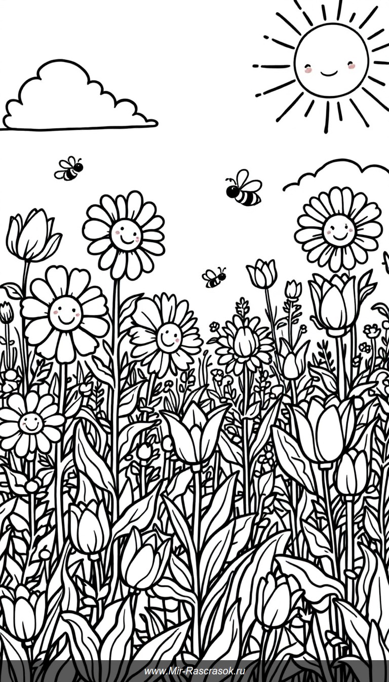 Раскрашивайте вместе с детьми простые цветы из нашего сада 🌼✏️ Увлекательные рисунки с ясными контурами для малышей помогут развить моторику и творческое мышление 🌞🐝 Добавьте яркие цвета и создайте свой цветочный мир вместе с нами 🌷🦋