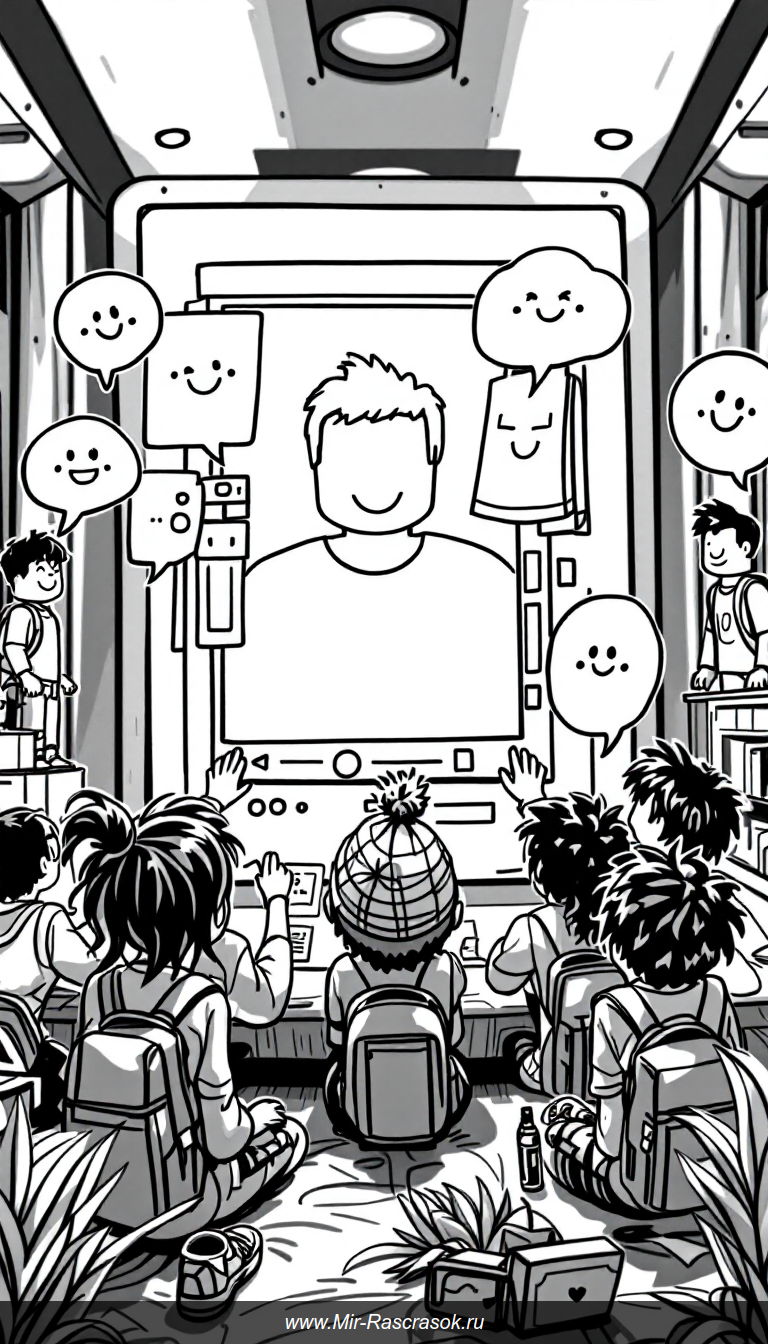 Веселое раскрашивание: создаем аватары Roblox вместе с детьми