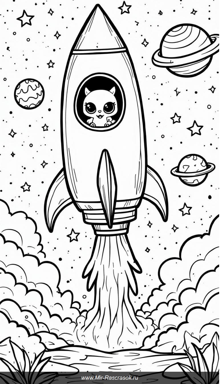 Космическая одиссея: ракета, планеты и веселые инопланетяне