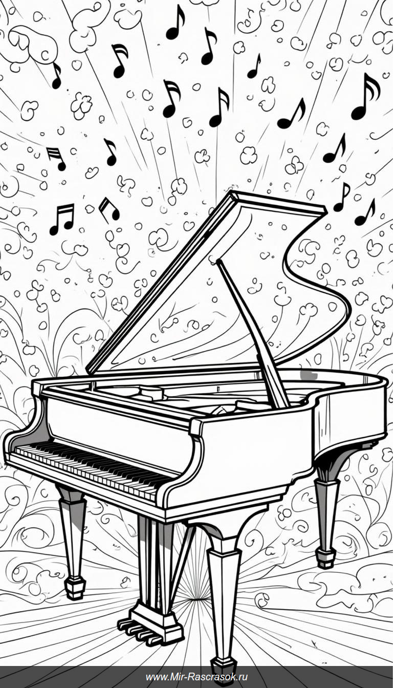 Волшебные ноты вокруг рояля