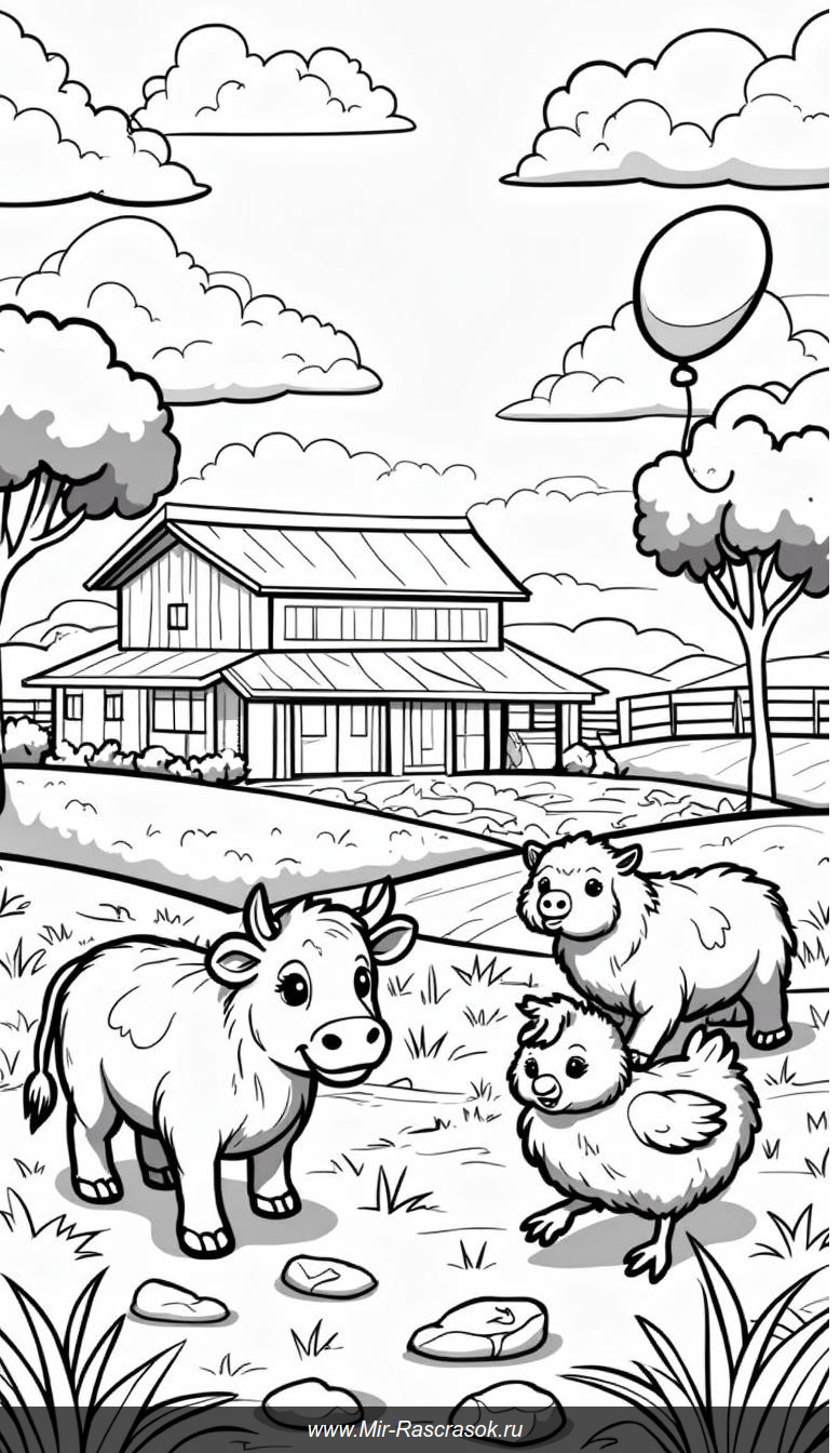 Веселая ферма: развиваем навыки счёта с животными