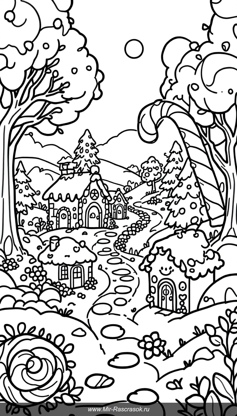 Волшебный мир Страны Конфет для детского творчества