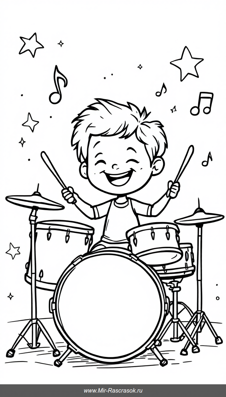 Веселые барабаны для детского творчества